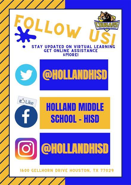 Follow Holland Middle School